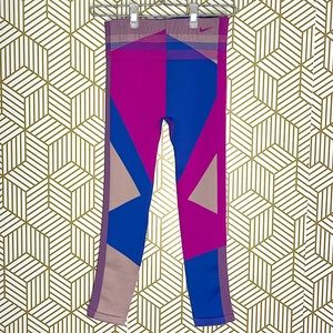 nike dri-fit sculpt lux tight fit high rise medium leggings